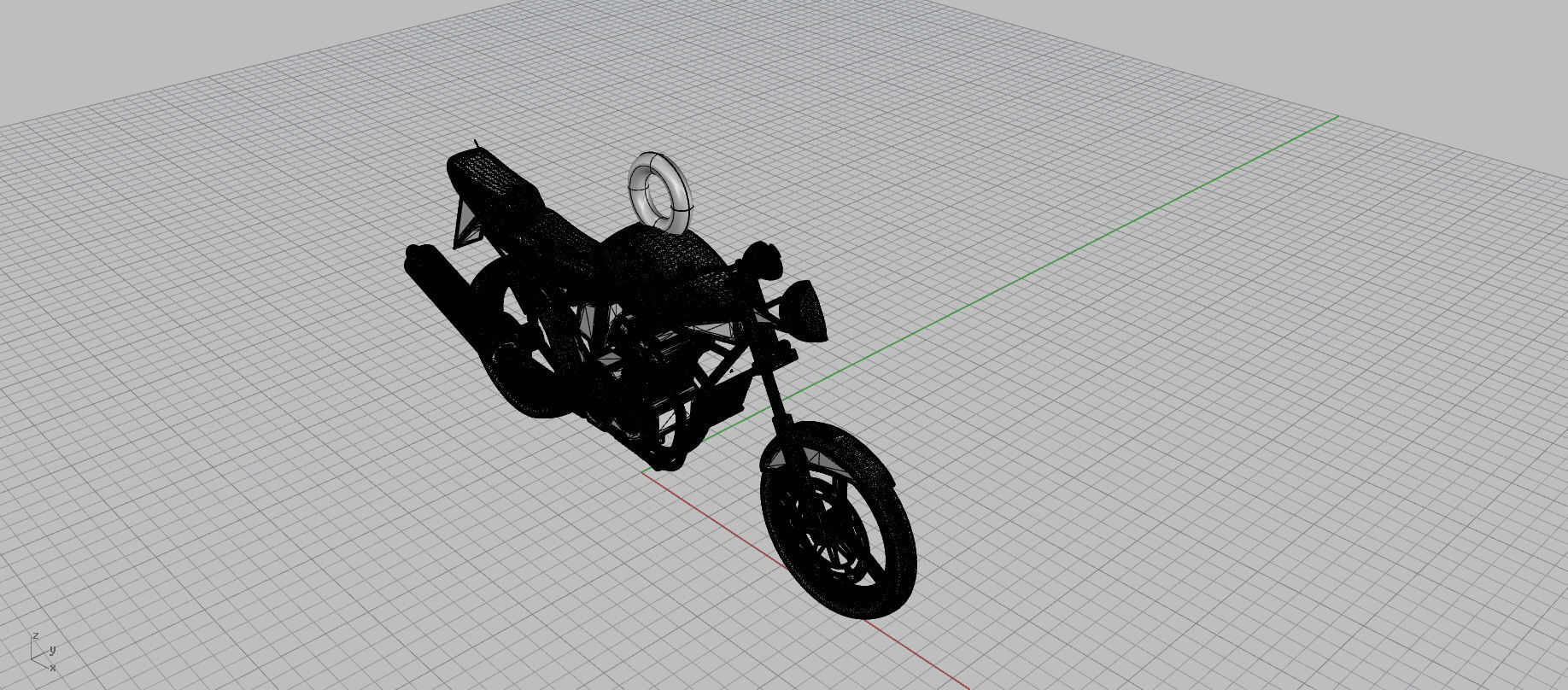 Suzuki  1200 Bandit Pendant  3D print model_22