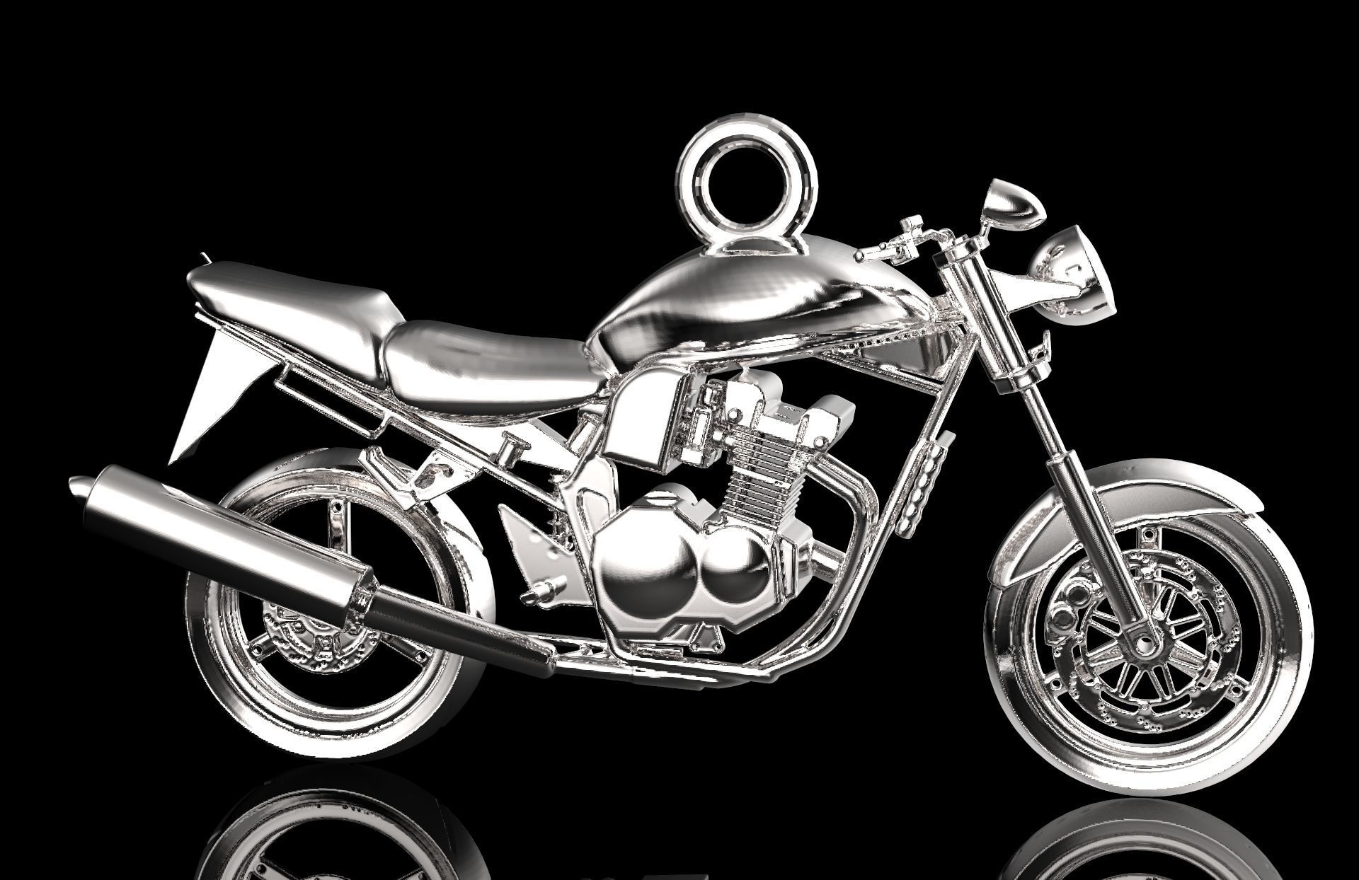 Suzuki  1200 Bandit Pendant  3D print model_1