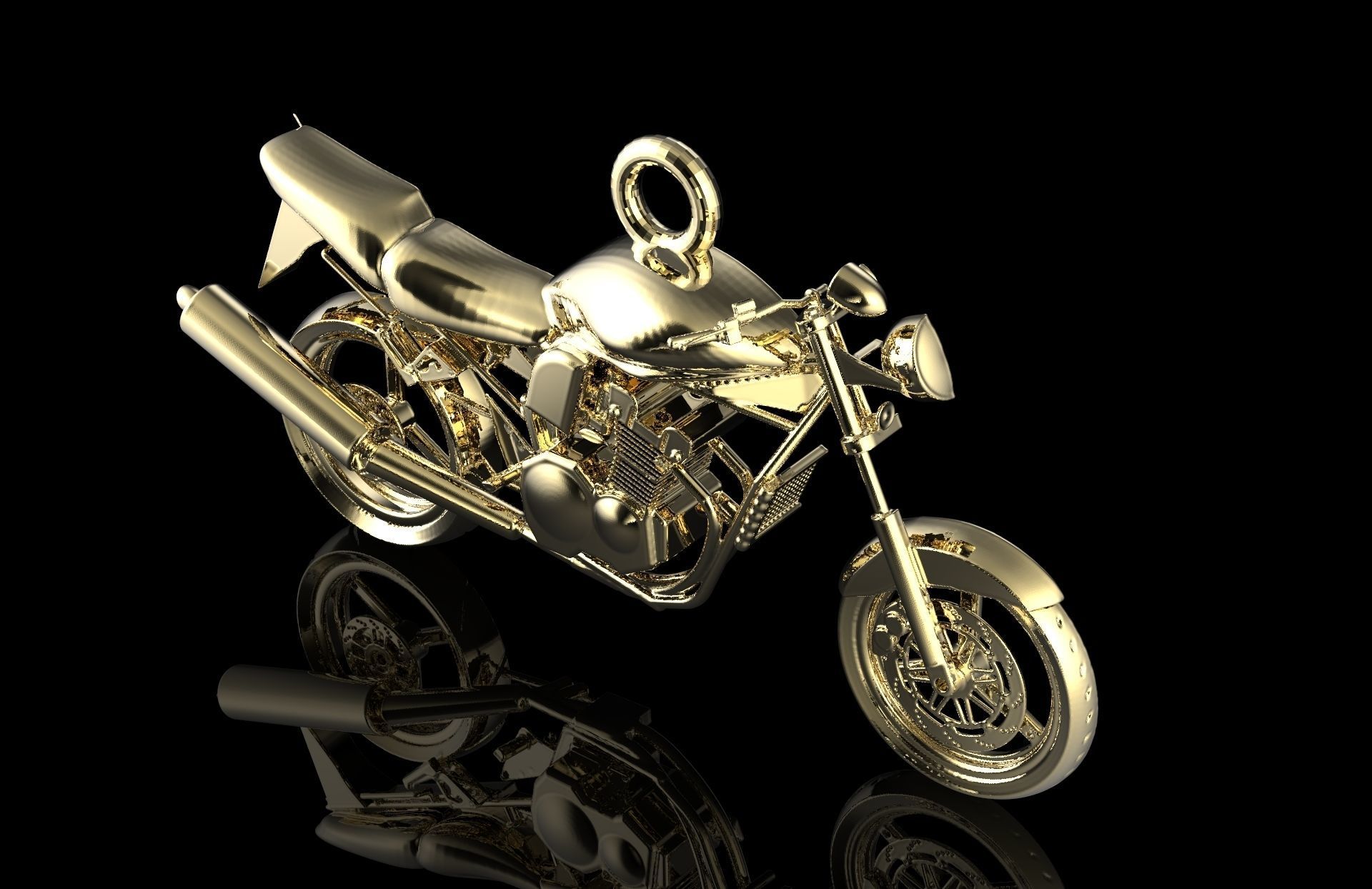 Suzuki  1200 Bandit Pendant  3D print model_6