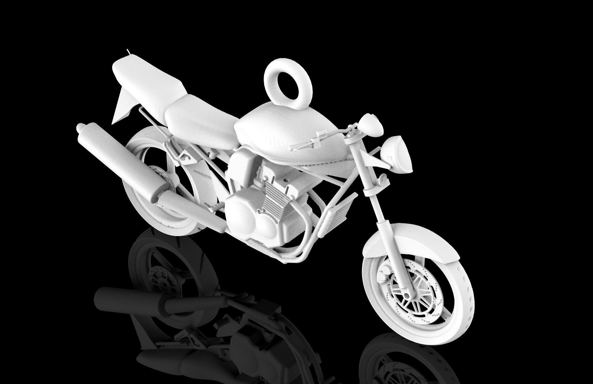 Suzuki  1200 Bandit Pendant  3D print model_8