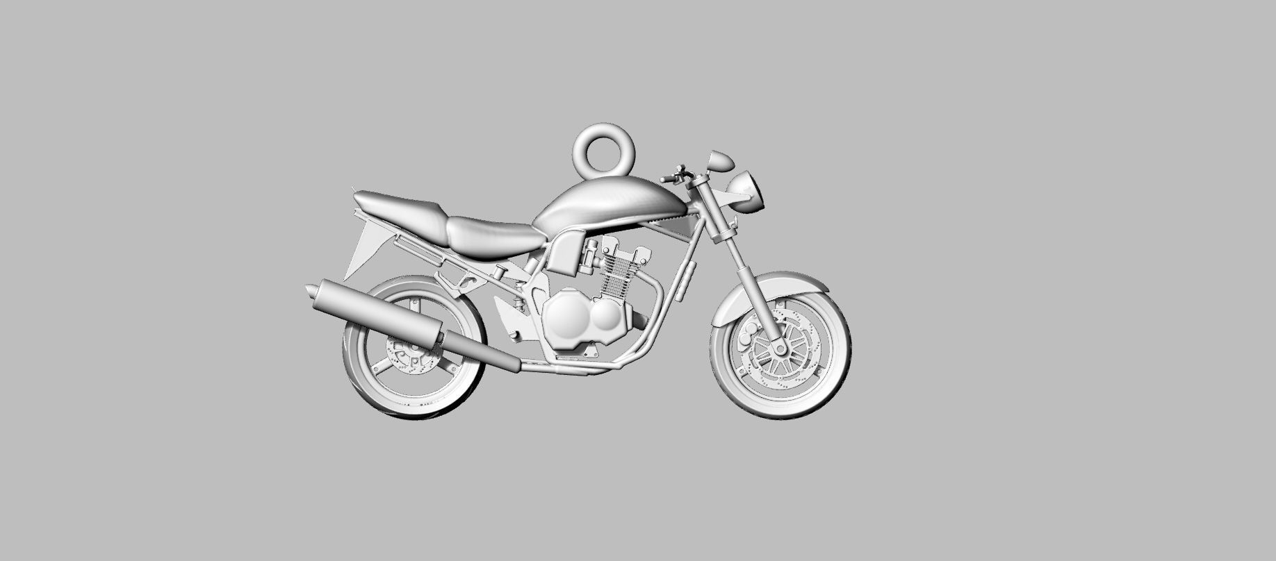 Suzuki  1200 Bandit Pendant  3D print model_12