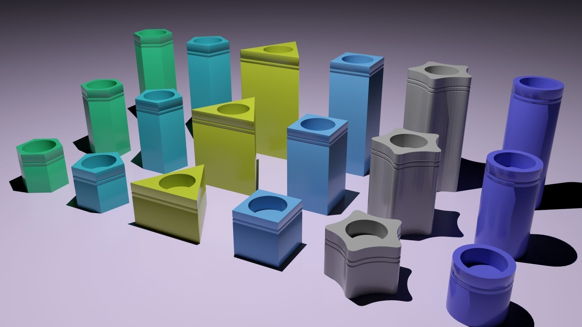 3d printable home decorative Candle holders 3D print model_8