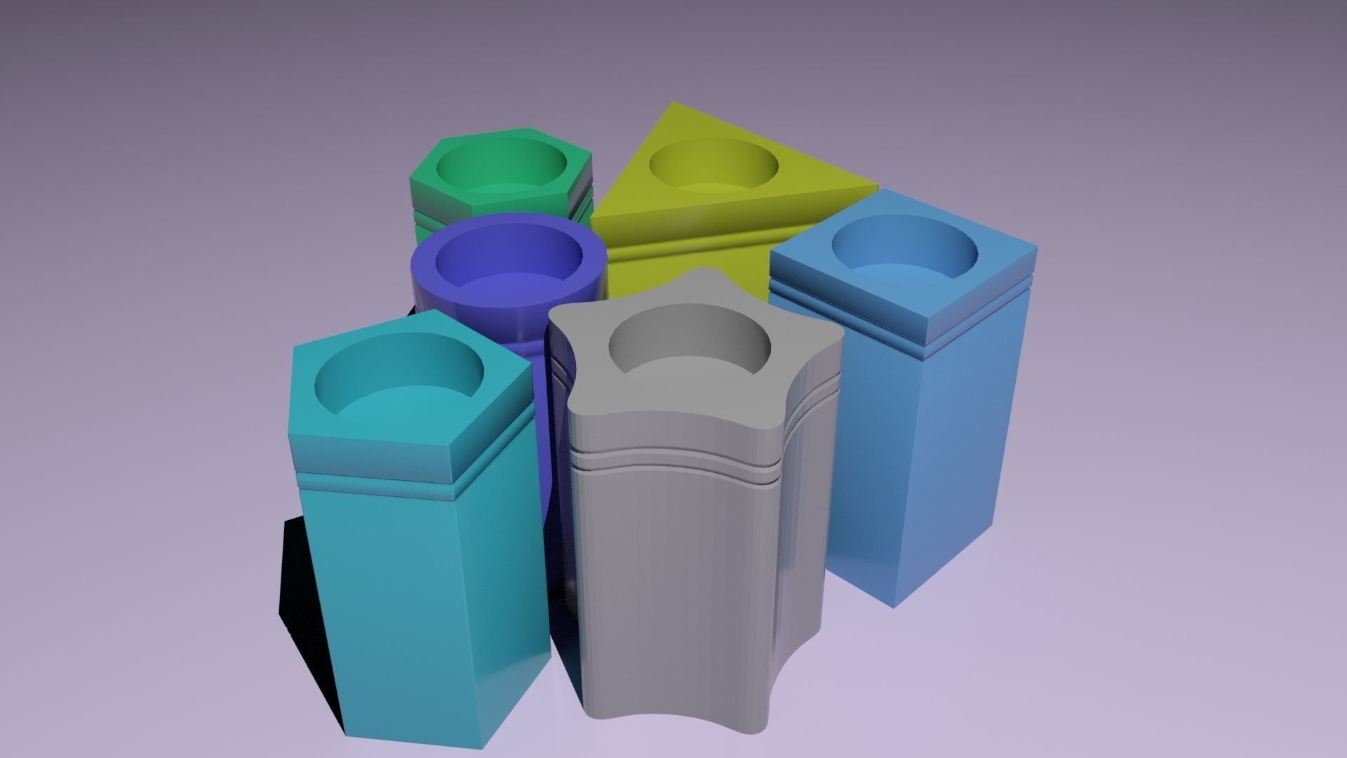3d printable home decorative Candle holders 3D print model_15