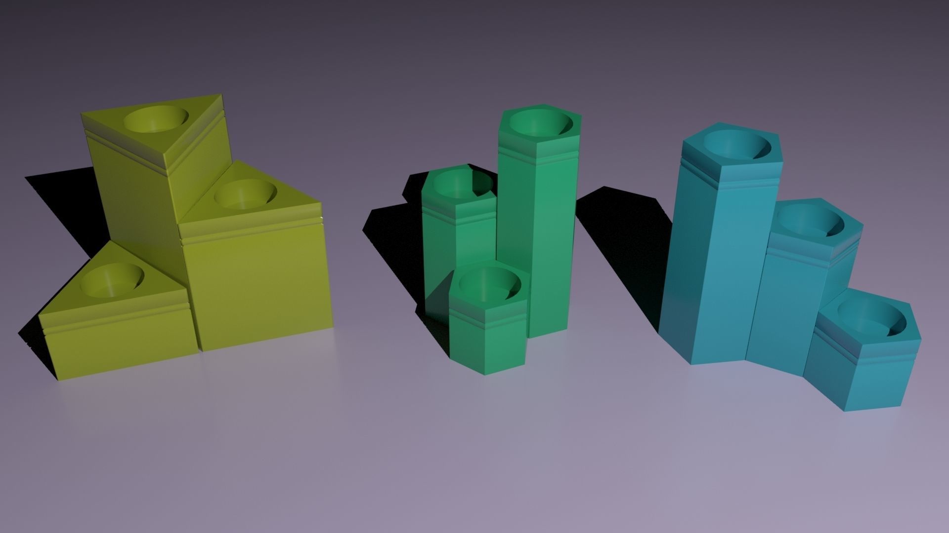 3d printable home decorative Candle holders 3D print model_4