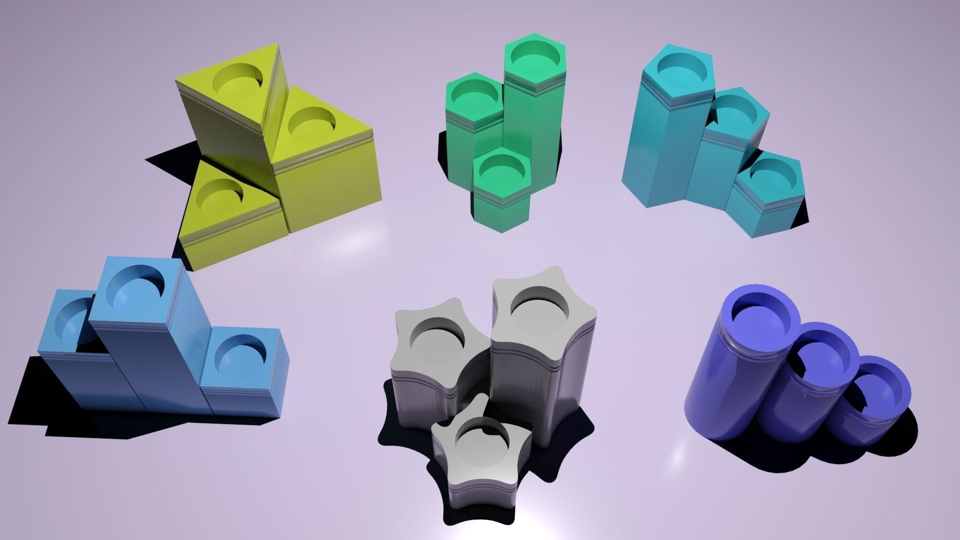 3d printable home decorative Candle holders 3D print model_1