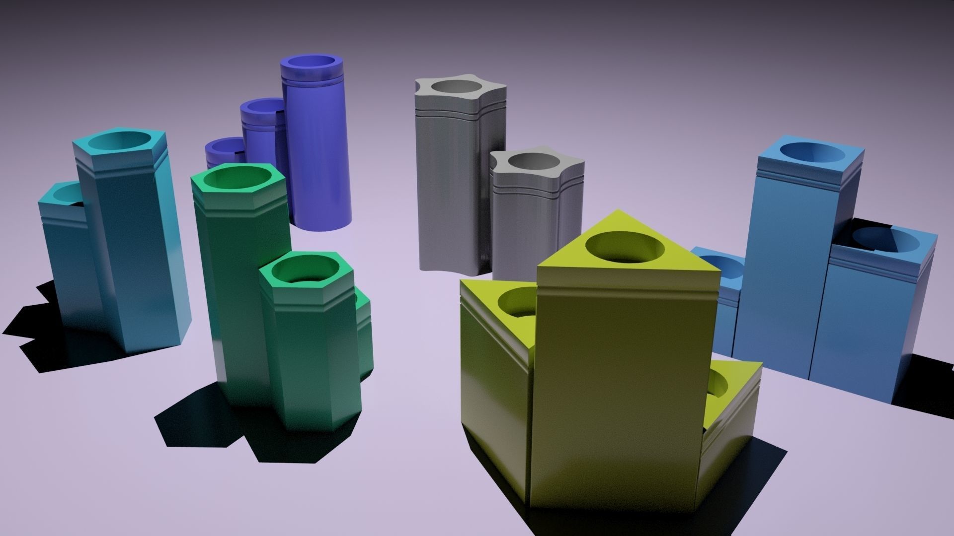 3d printable home decorative Candle holders 3D print model_12