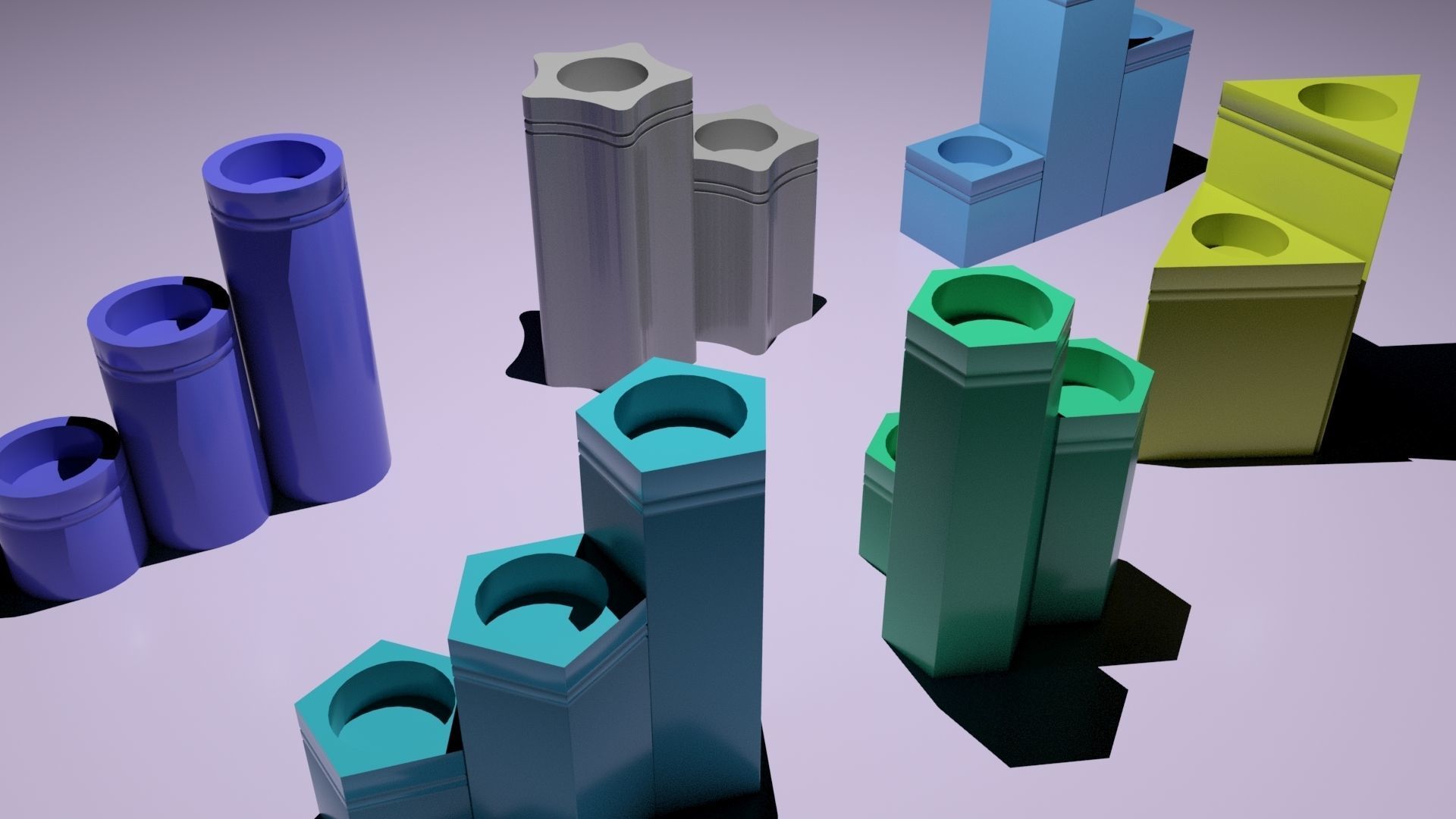 3d printable home decorative Candle holders 3D print model_13