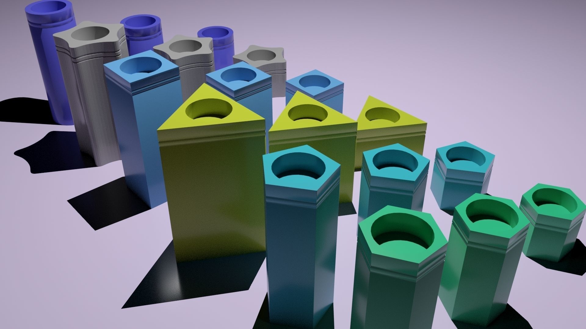 3d printable home decorative Candle holders 3D print model_6