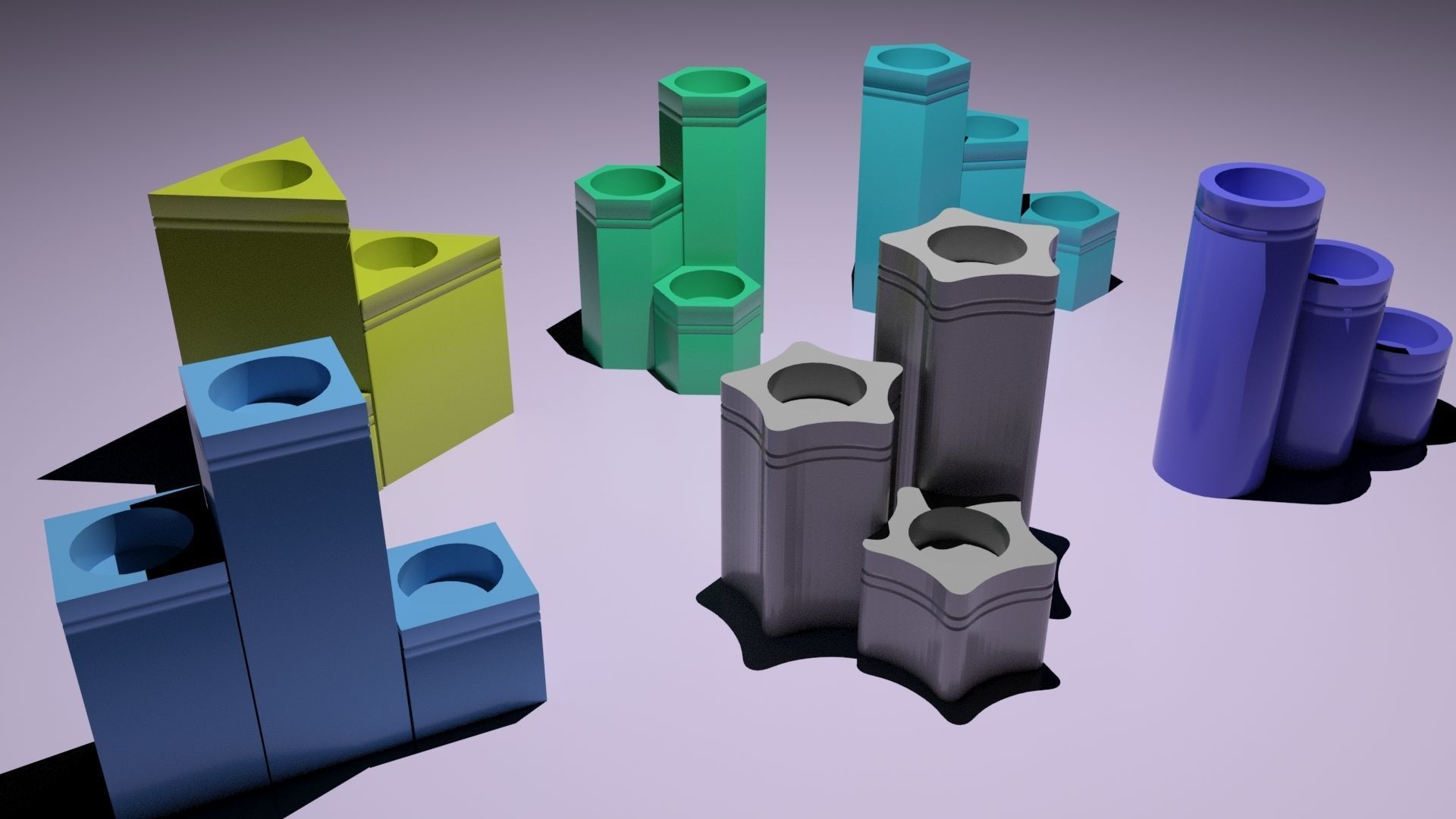 3d printable home decorative Candle holders 3D print model_2