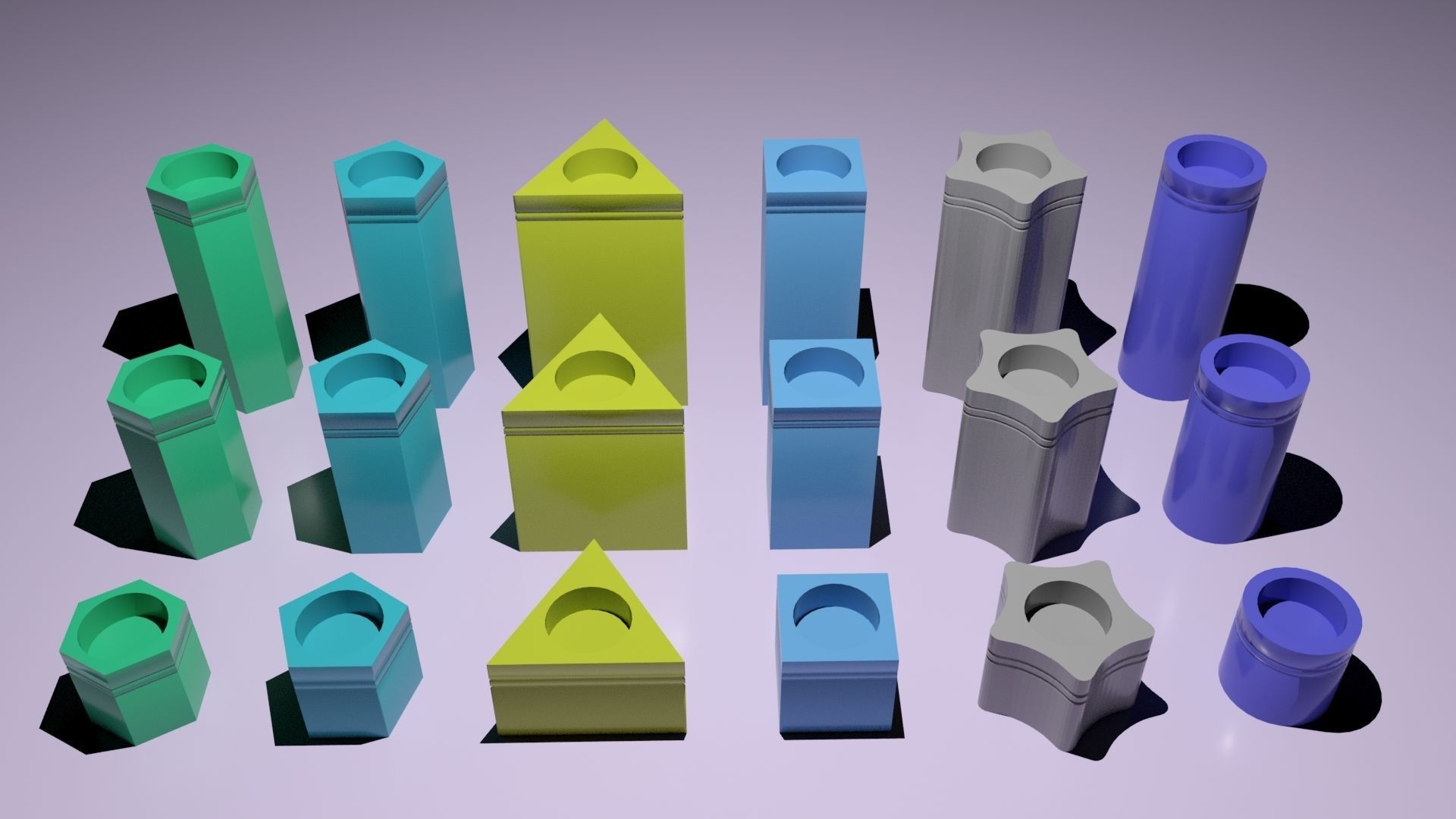 3d printable home decorative Candle holders 3D print model_10