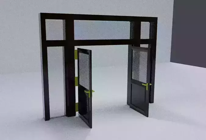 Doors wooden door with glass panels