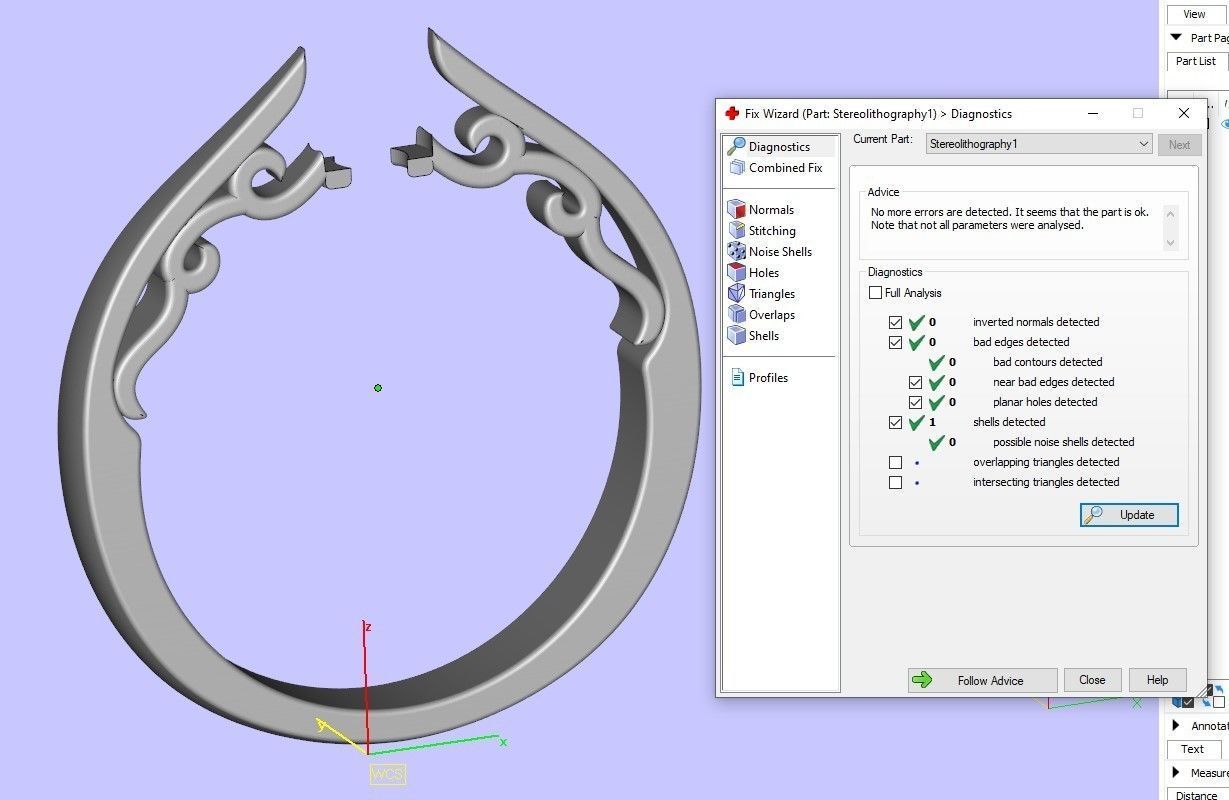 Woman ring 19 3D print model_9