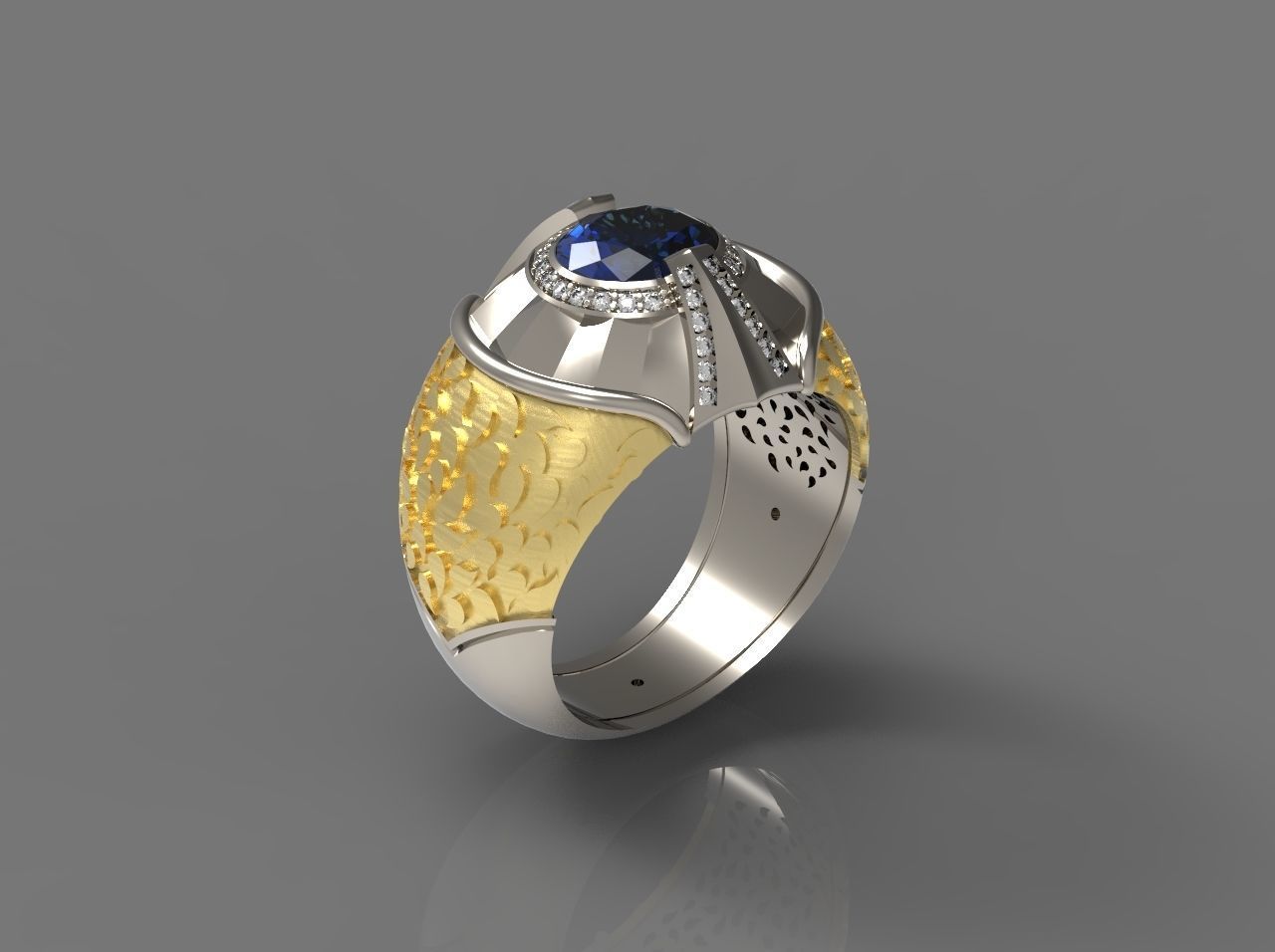 MAN RING N - 231 3D print model_3