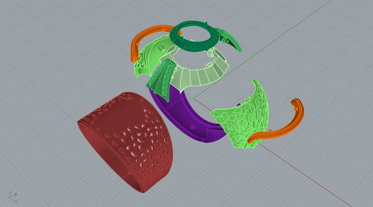 MAN RING N - 231 3D print model_8