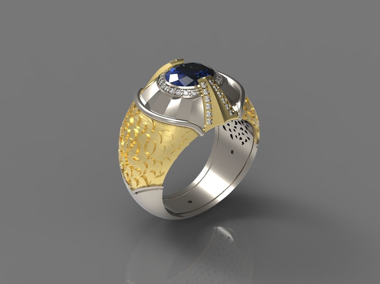MAN RING N - 231 3D print model_5
