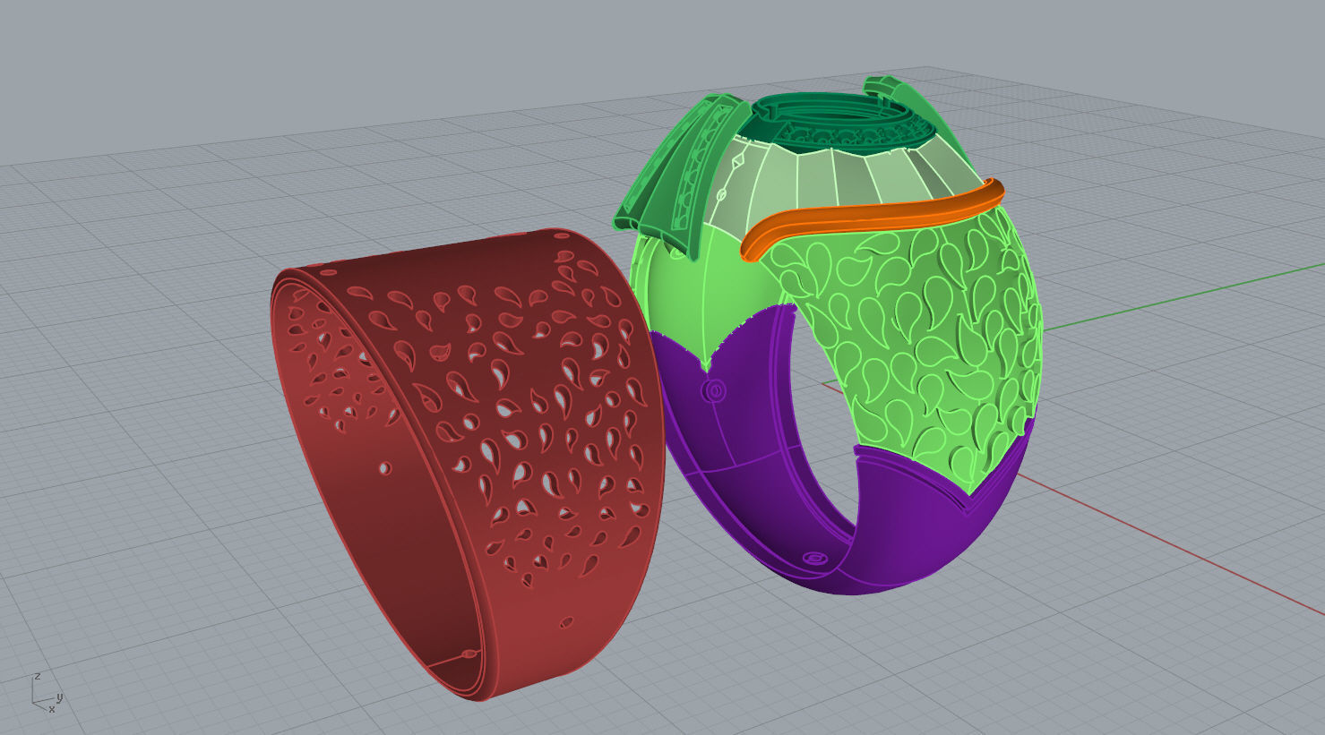 MAN RING N - 231 3D print model_9