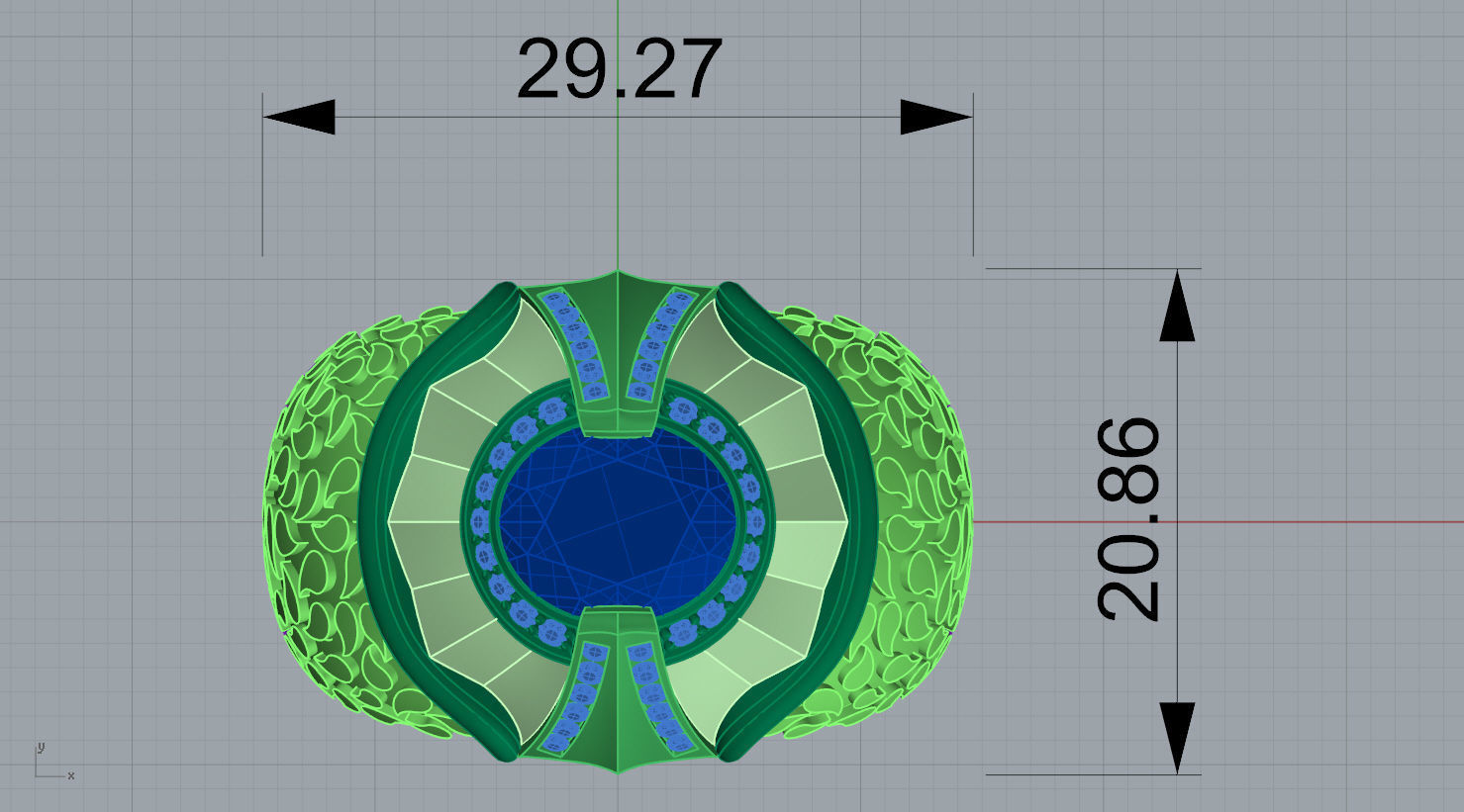 MAN RING N - 231 3D print model_7