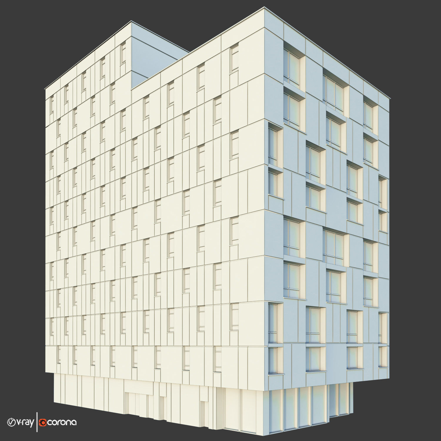 face for background-modern vol6 3D model_1