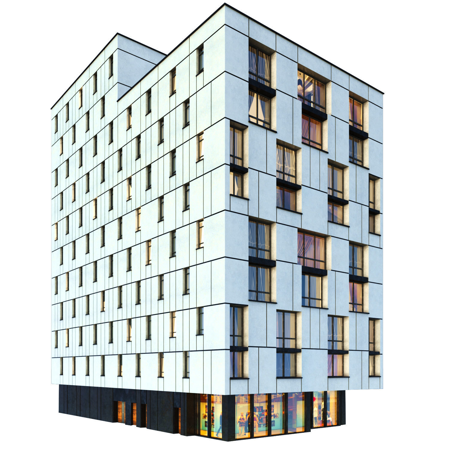 face for background-modern vol6 3D model_3