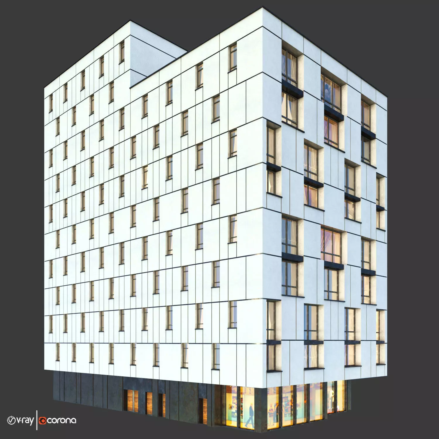 face for background-modern vol6 3D model_0