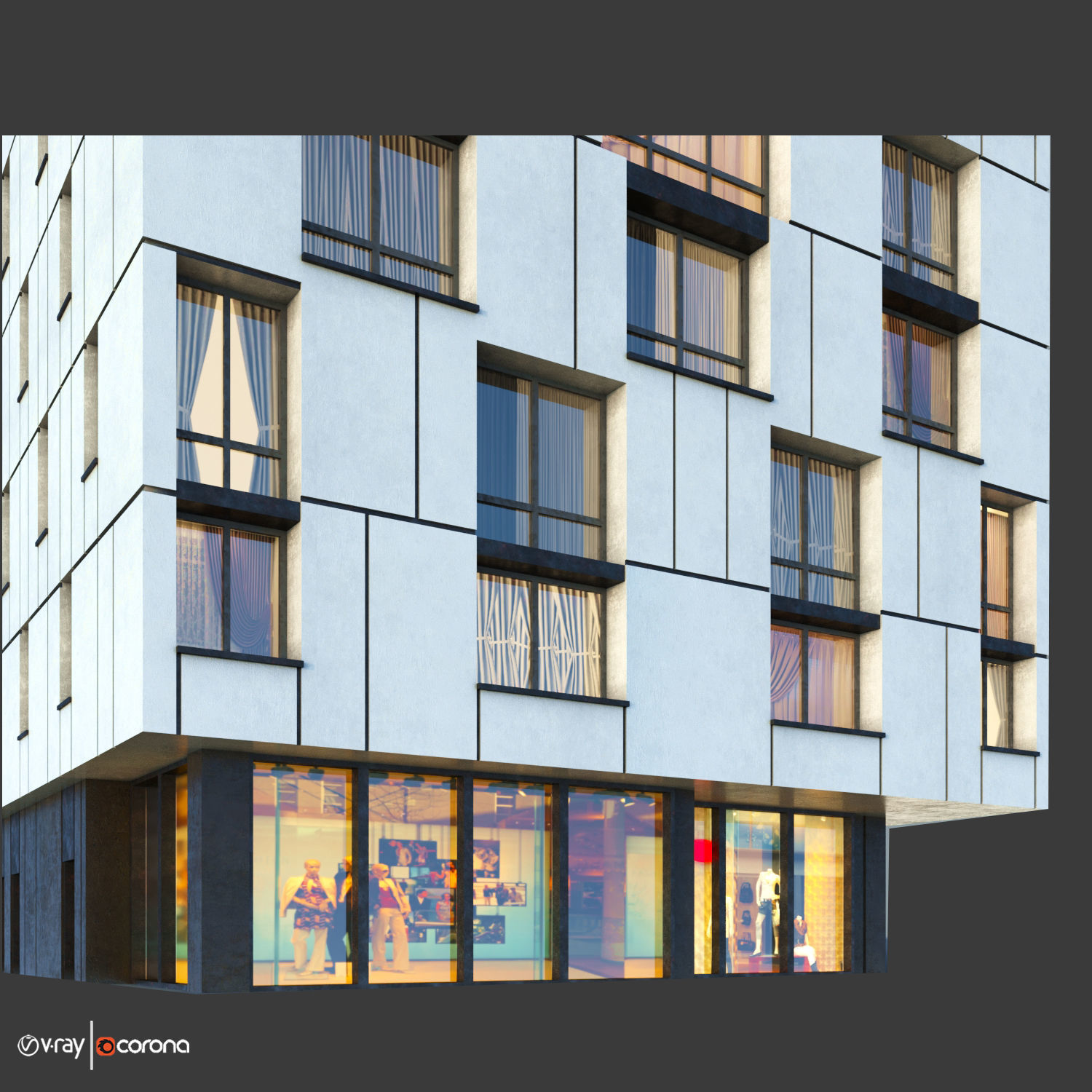 face for background-modern vol6 3D model_2