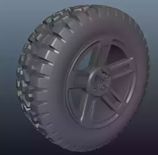 4x4 Wheel and 3 damage stages