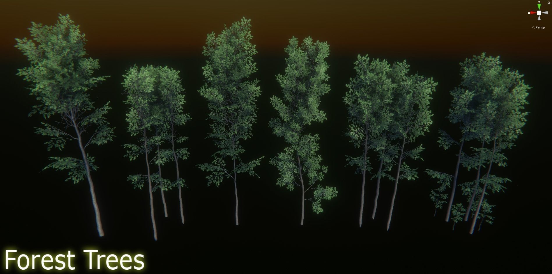 Nature Package - Forest Environment Unity Low-poly 3D model_43