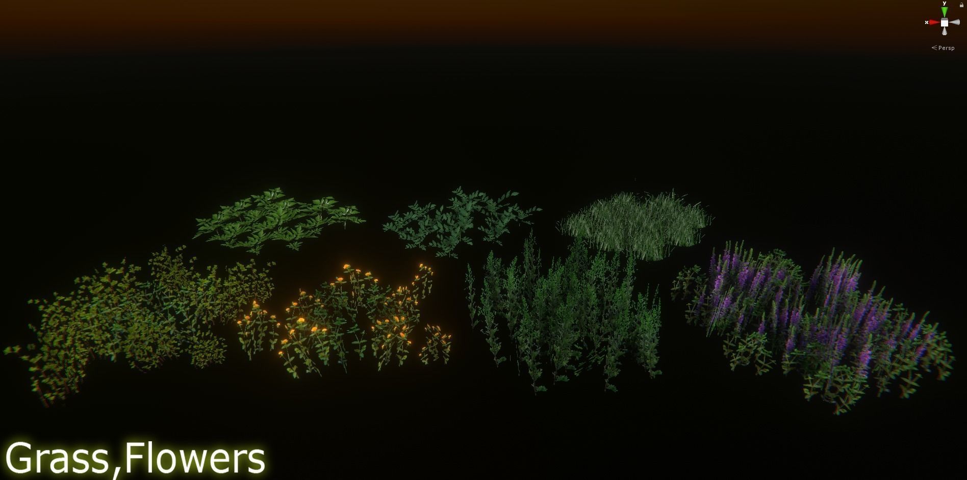 Nature Package - Forest Environment Unity Low-poly 3D model_56