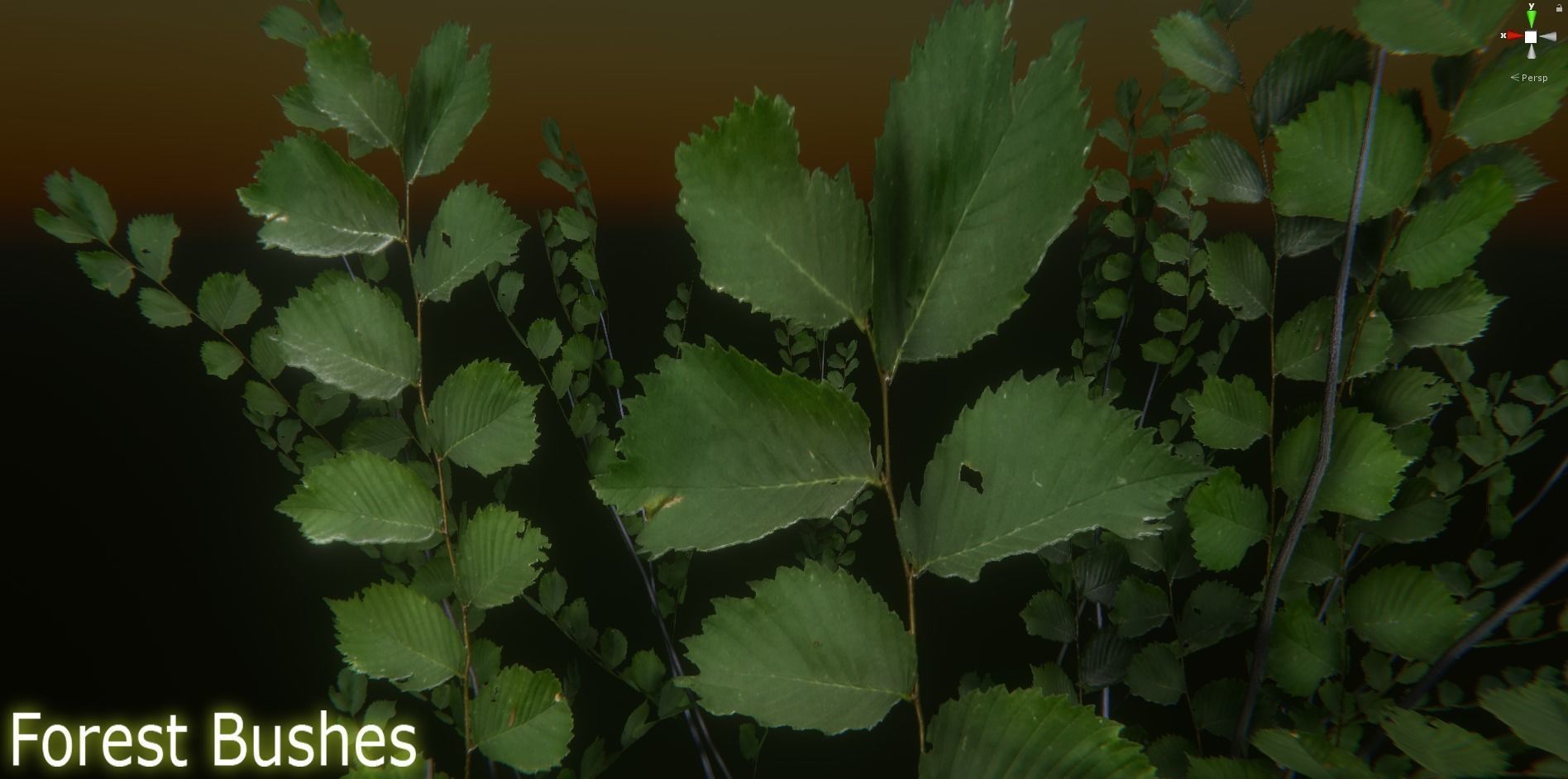 Nature Package - Forest Environment Unity Low-poly 3D model_47