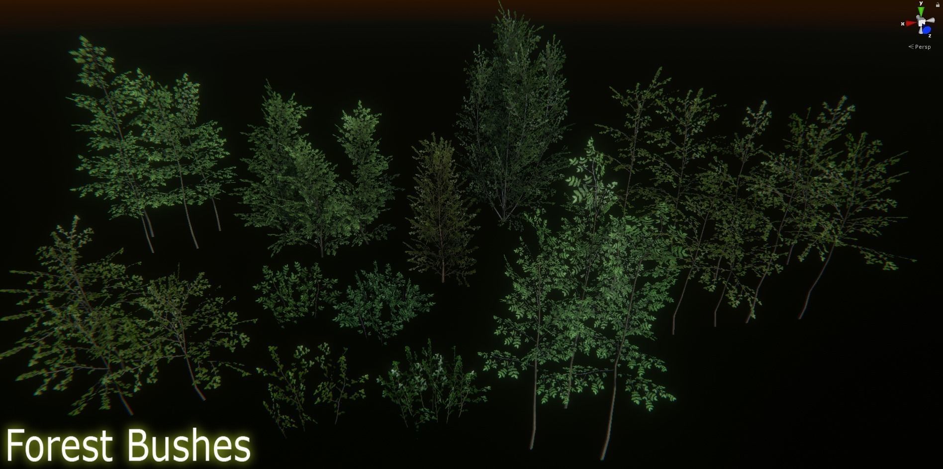 Nature Package - Forest Environment Unity Low-poly 3D model_45