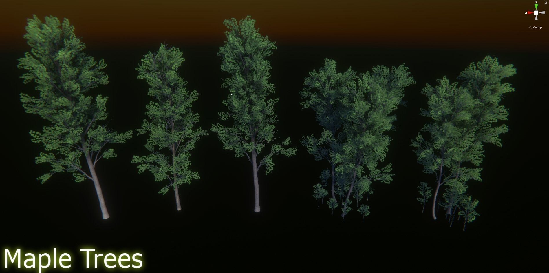 Nature Package - Forest Environment Unity Low-poly 3D model_42