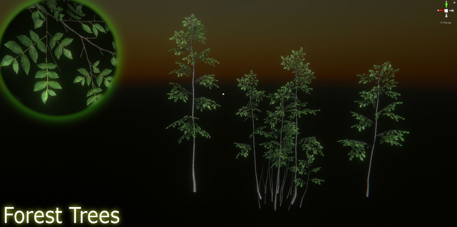 Nature Package - Forest Environment Unity Low-poly 3D model_48