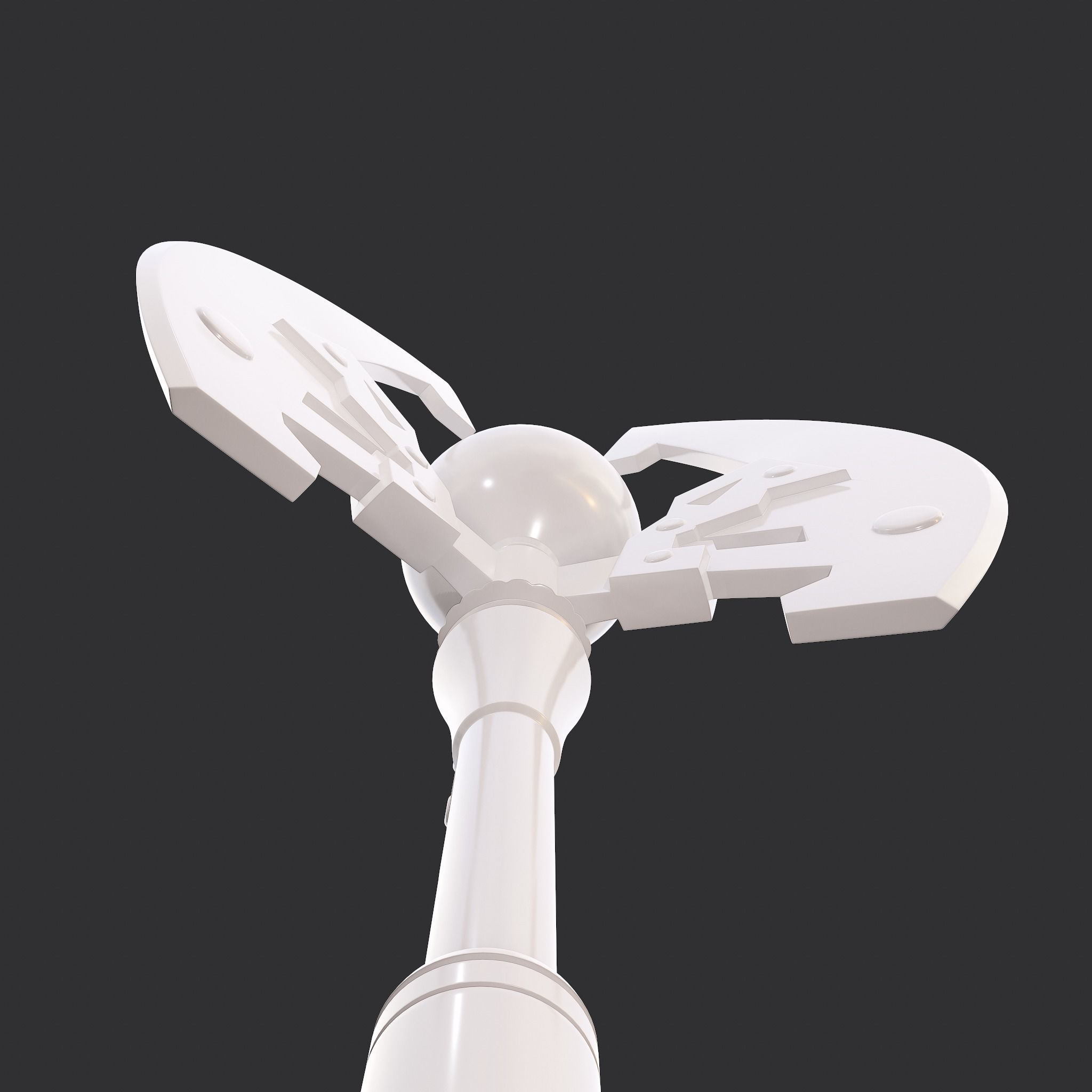 Battle Orb Axe 3D print model_14
