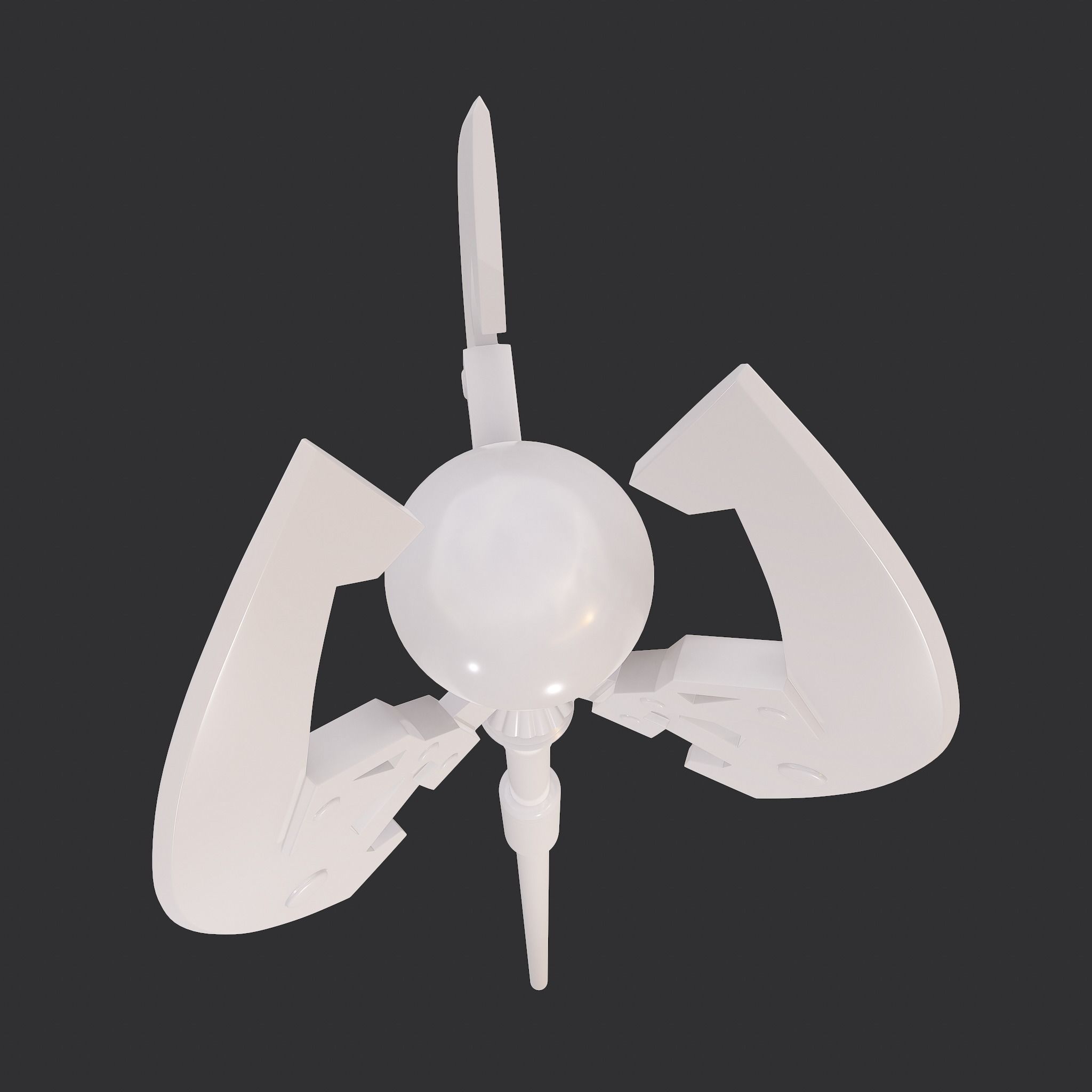 Battle Orb Axe 3D print model_12