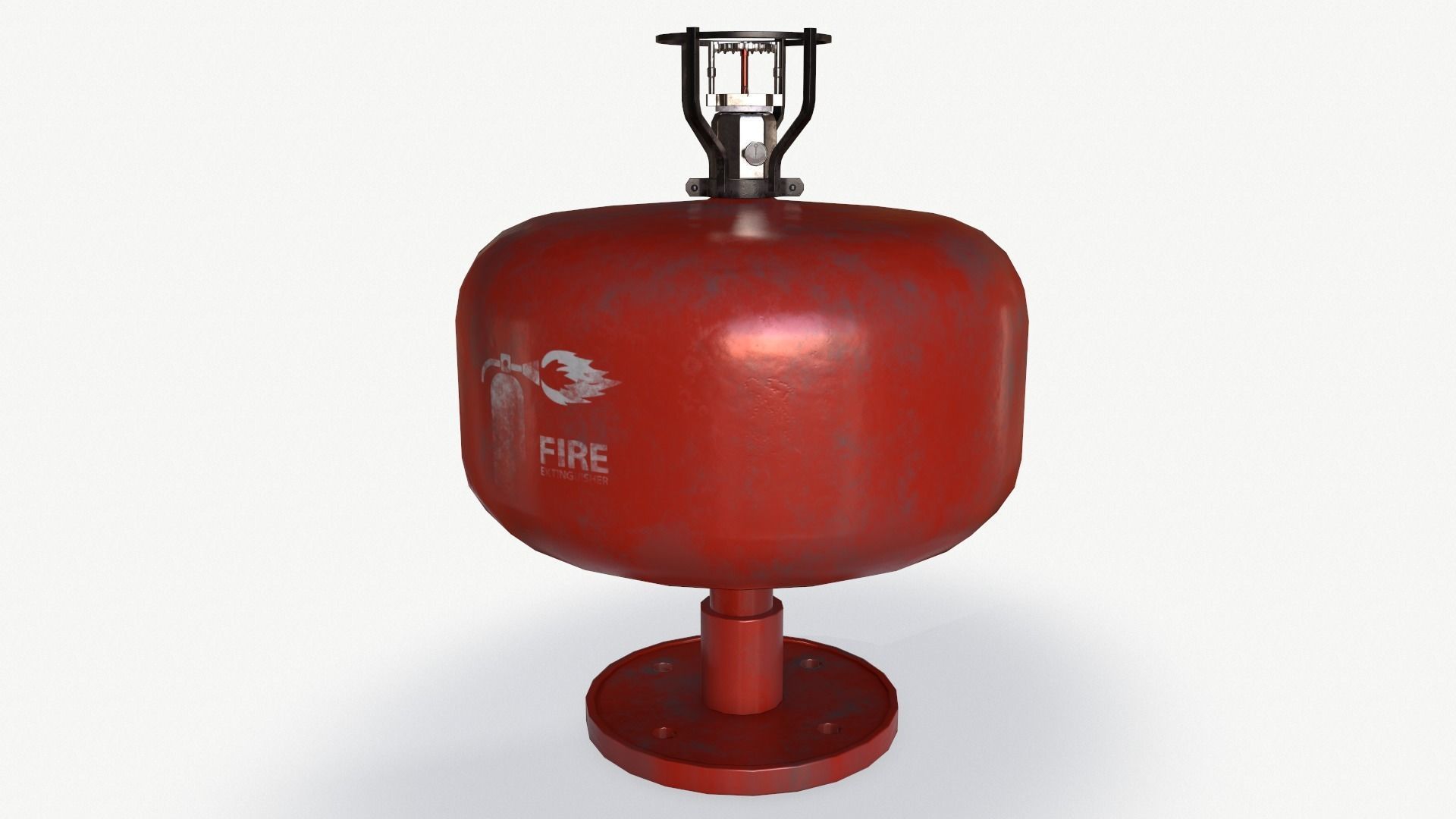 Fire equipment collection 02 PBR Low-poly 3D model_8