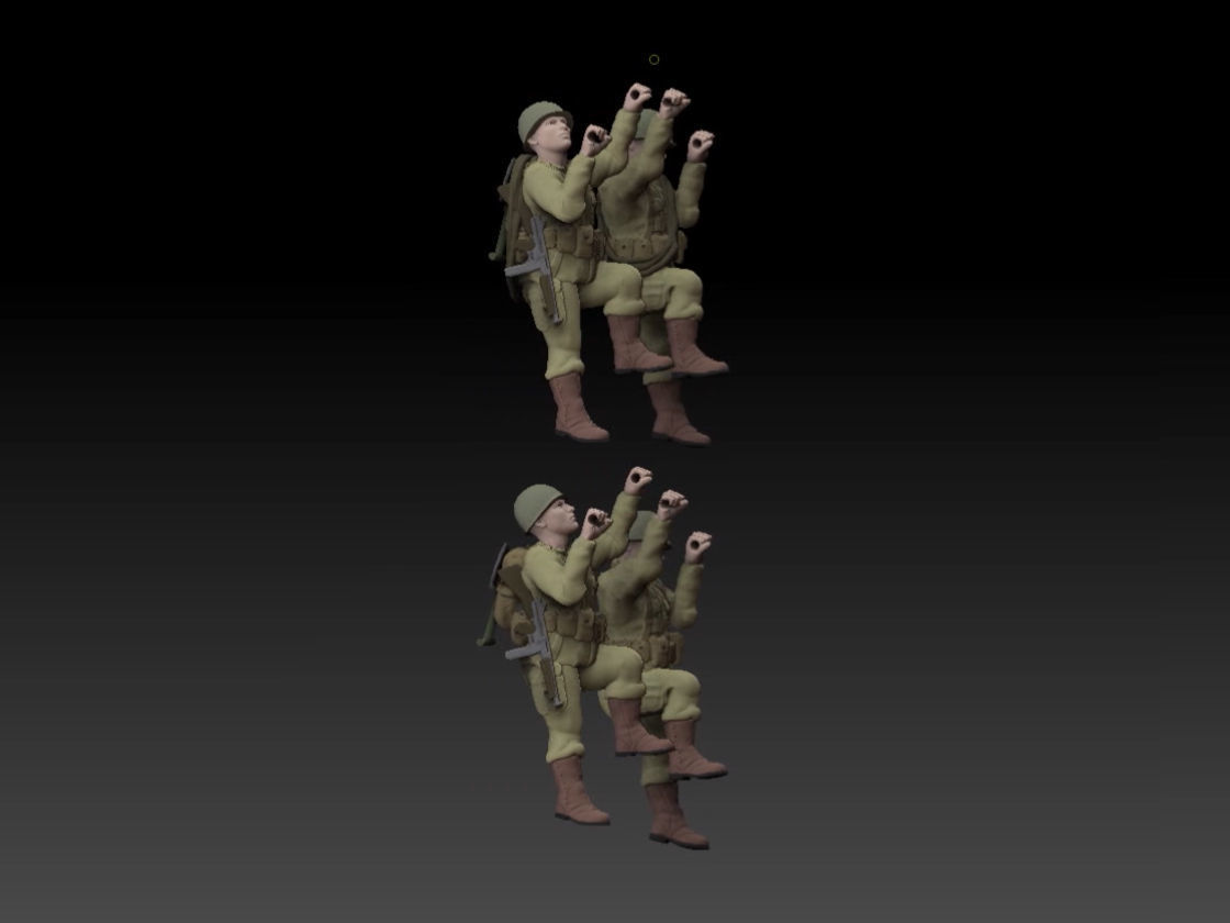 Rangers at Point Du Hoc 3D print model_20