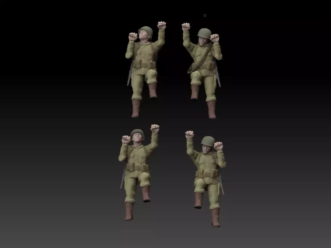 Rangers at Point Du Hoc 3D print model_0