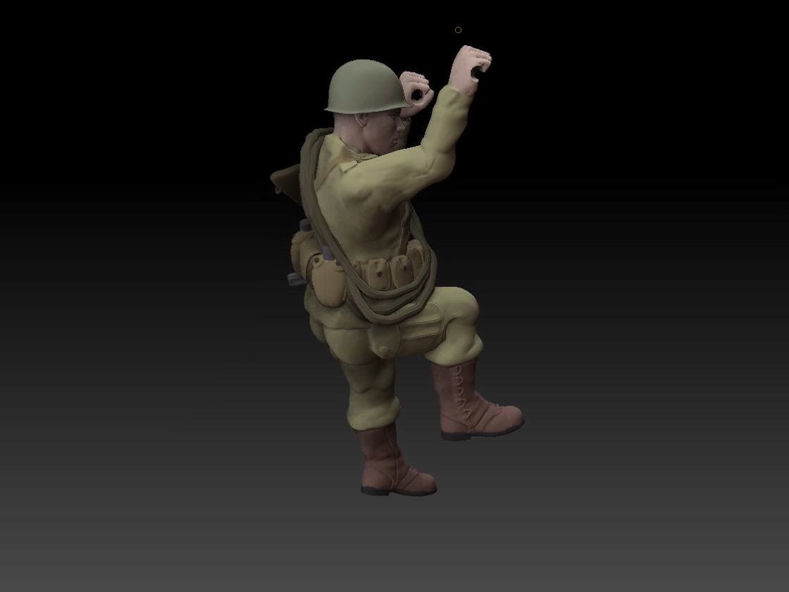 Rangers at Point Du Hoc 3D print model_18