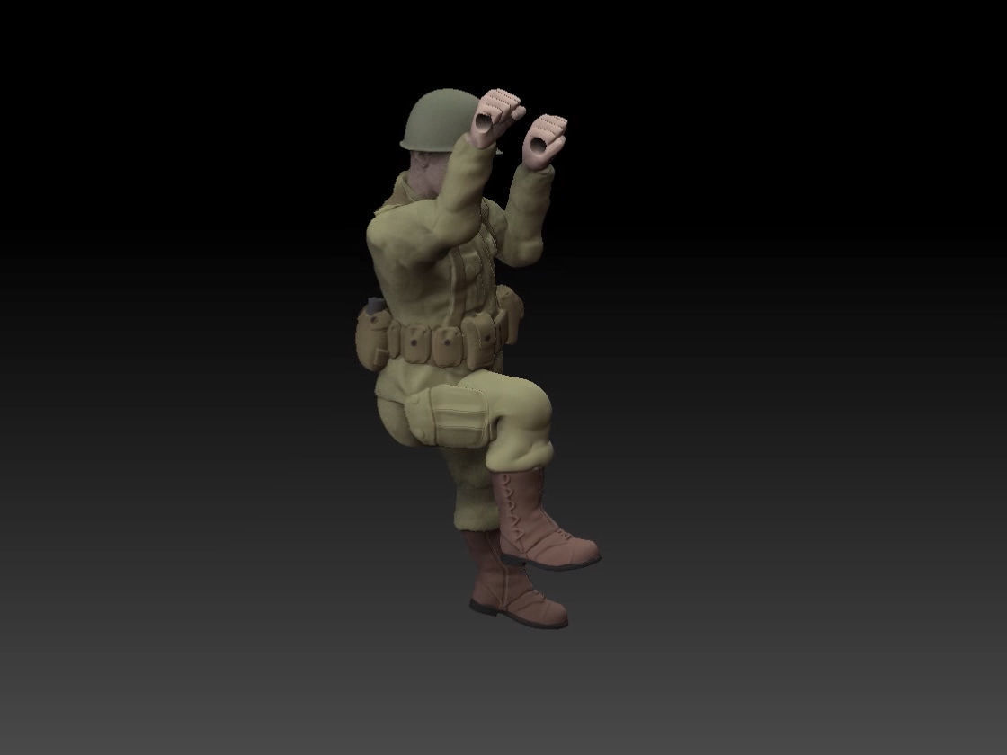 Rangers at Point Du Hoc 3D print model_14