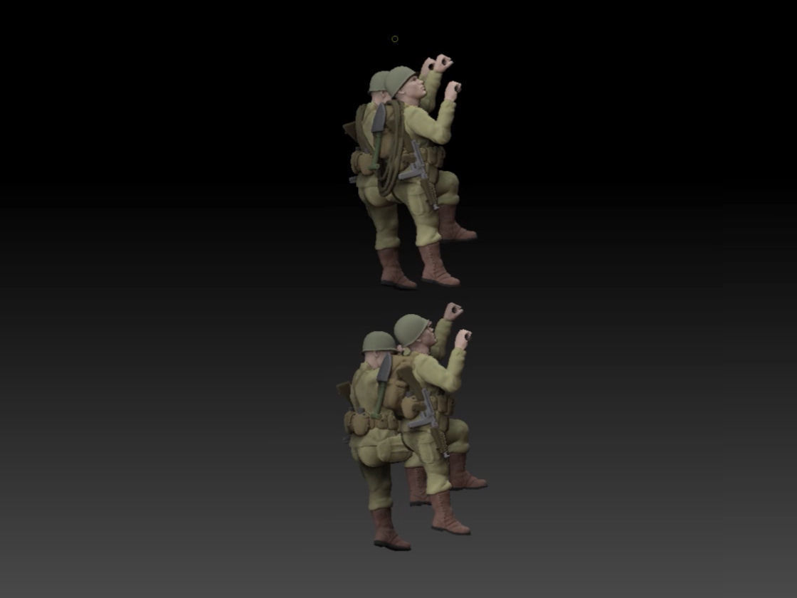 Rangers at Point Du Hoc 3D print model_5