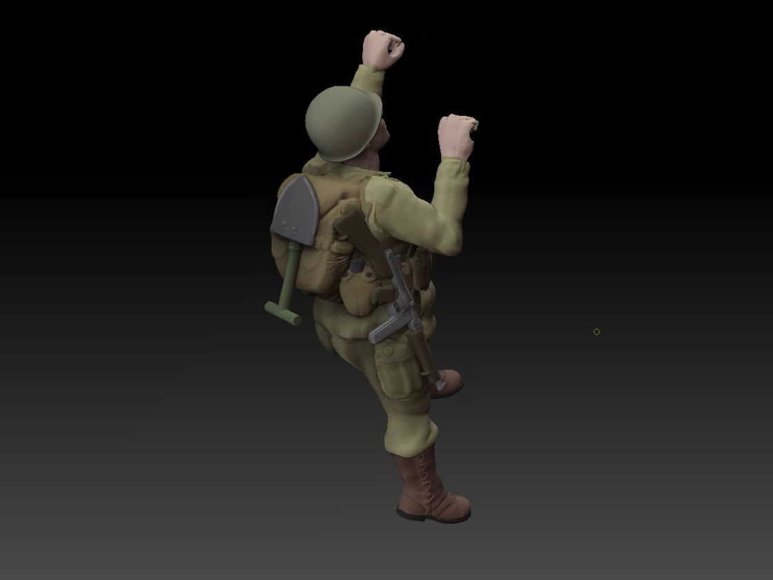 Rangers at Point Du Hoc 3D print model_6