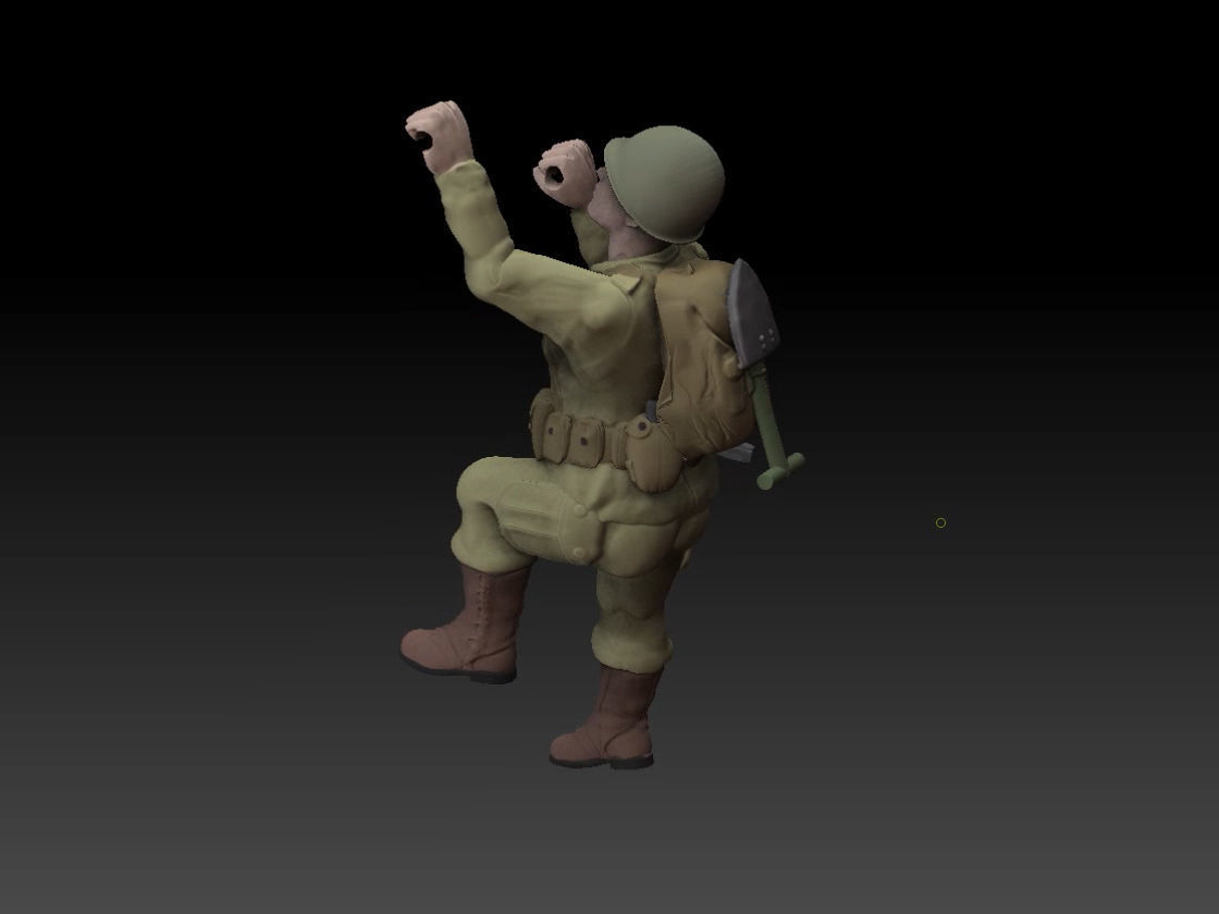 Rangers at Point Du Hoc 3D print model_8