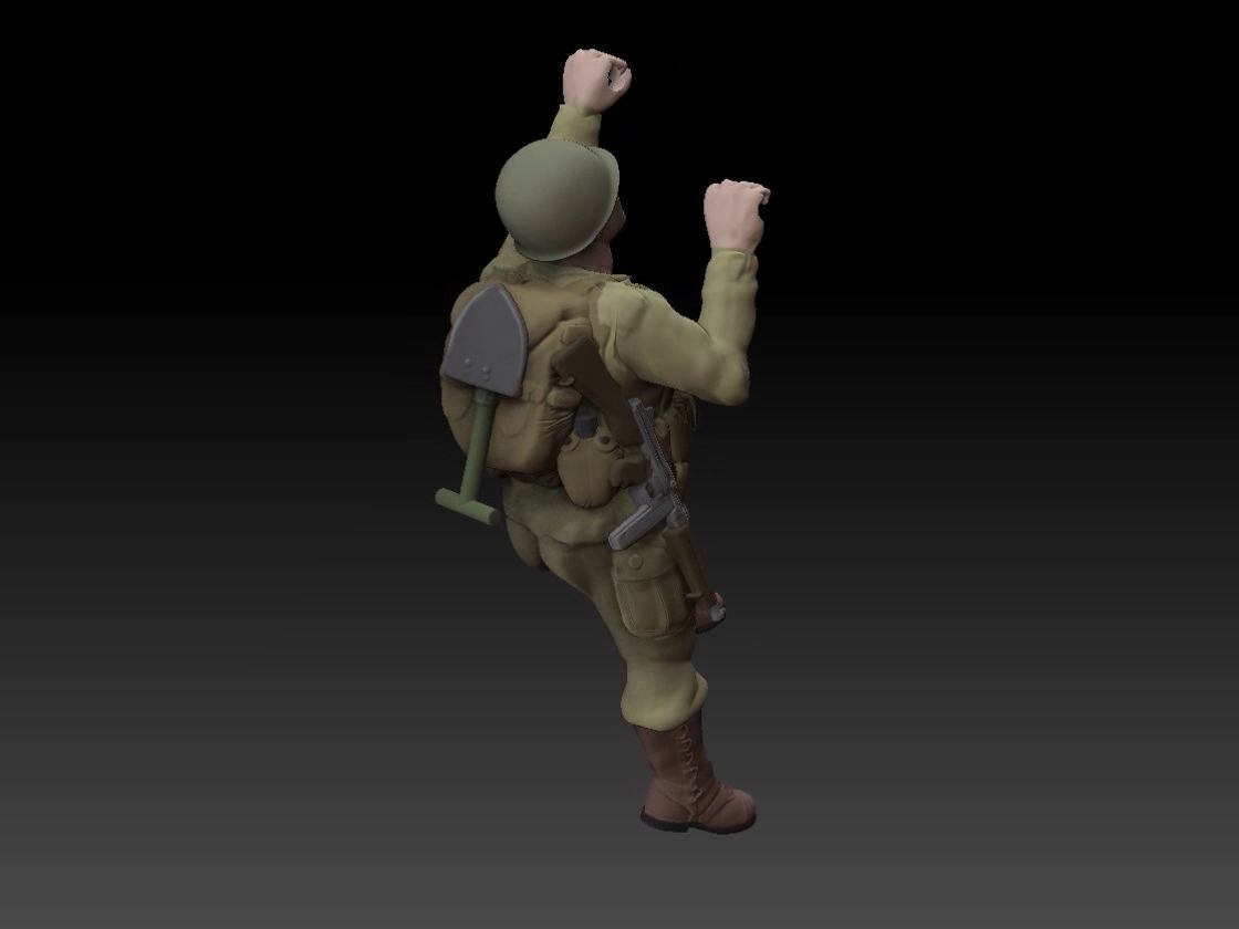 Rangers at Point Du Hoc 3D print model_11