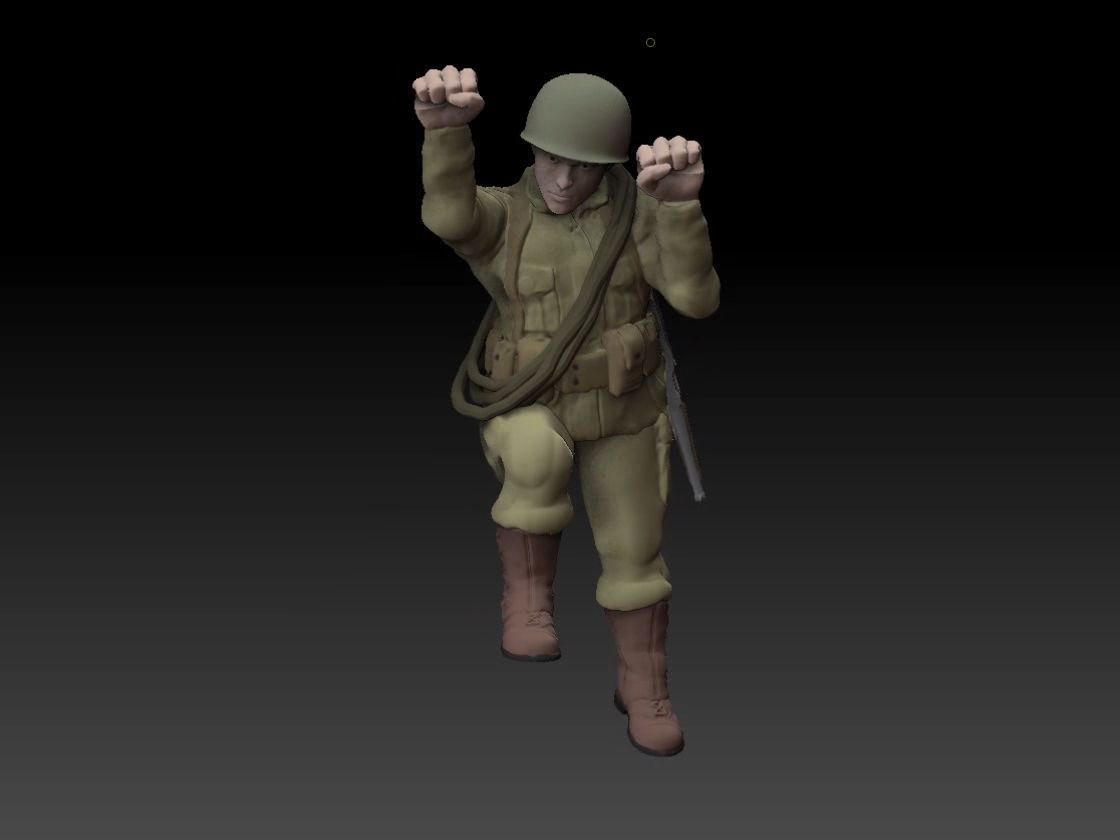 Rangers at Point Du Hoc 3D print model_17