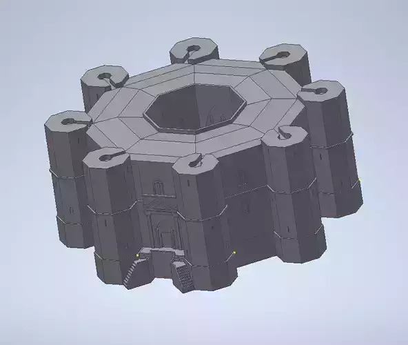 Castel del monte 3D 3D print model