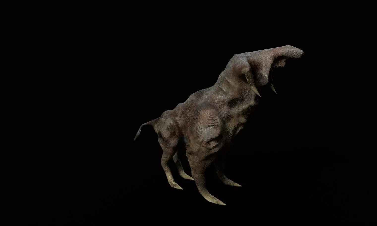 monster hells 2 alien scifi Low-poly 3D model