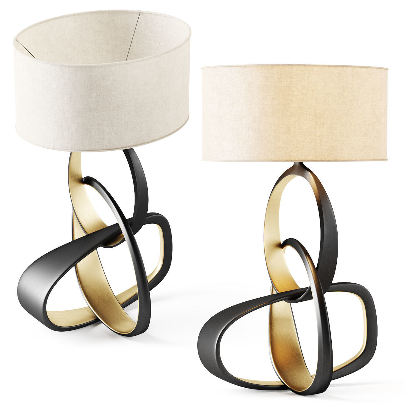 Table Lampe Volubile  3D model_3