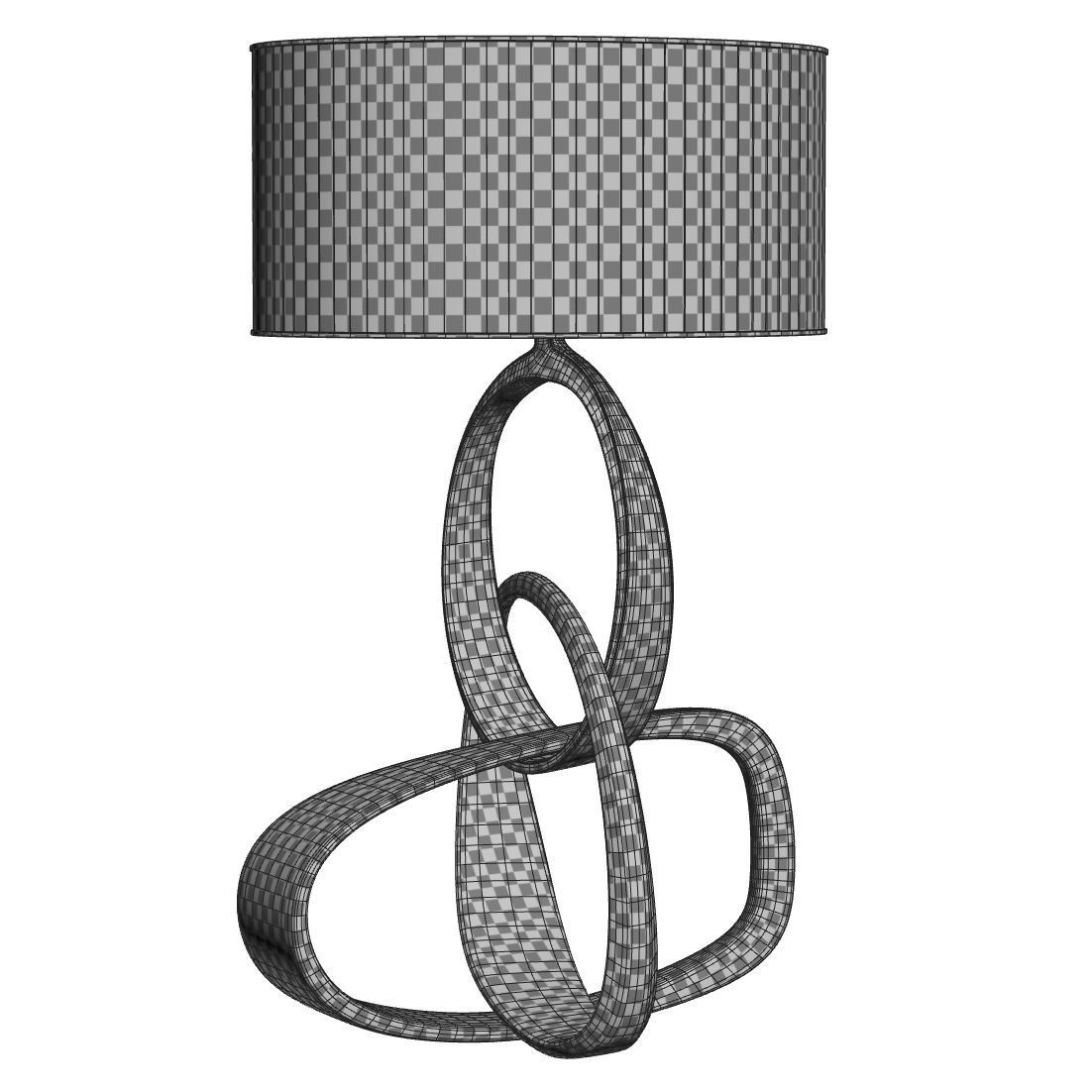 Table Lampe Volubile  3D model_4