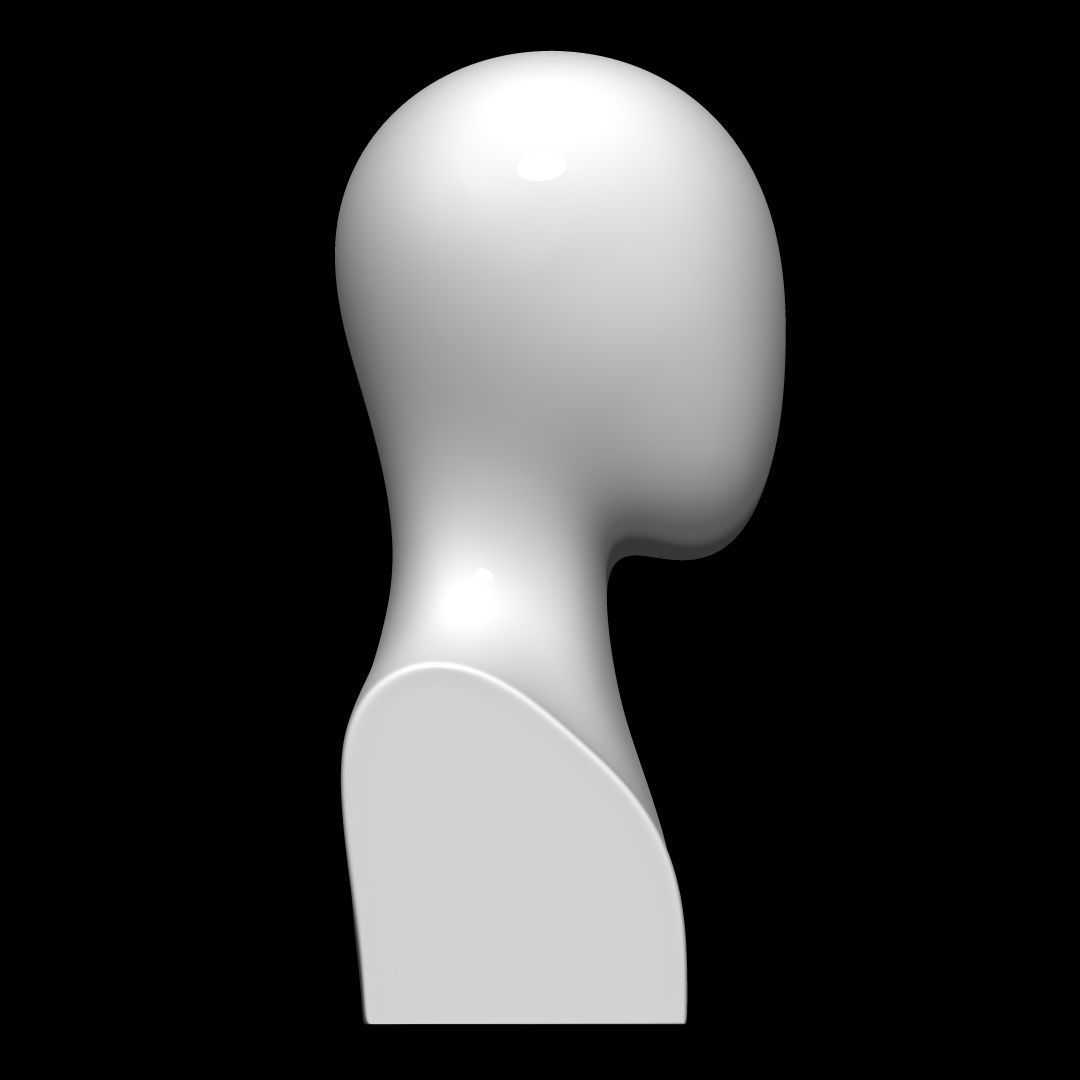 Mannequin head 3D model_1