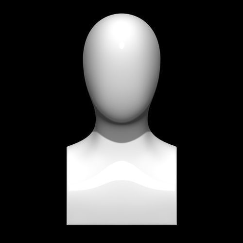 Mannequin head 3D model
